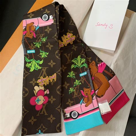 louis vuitton twilly|genuine louis vuitton scarf.